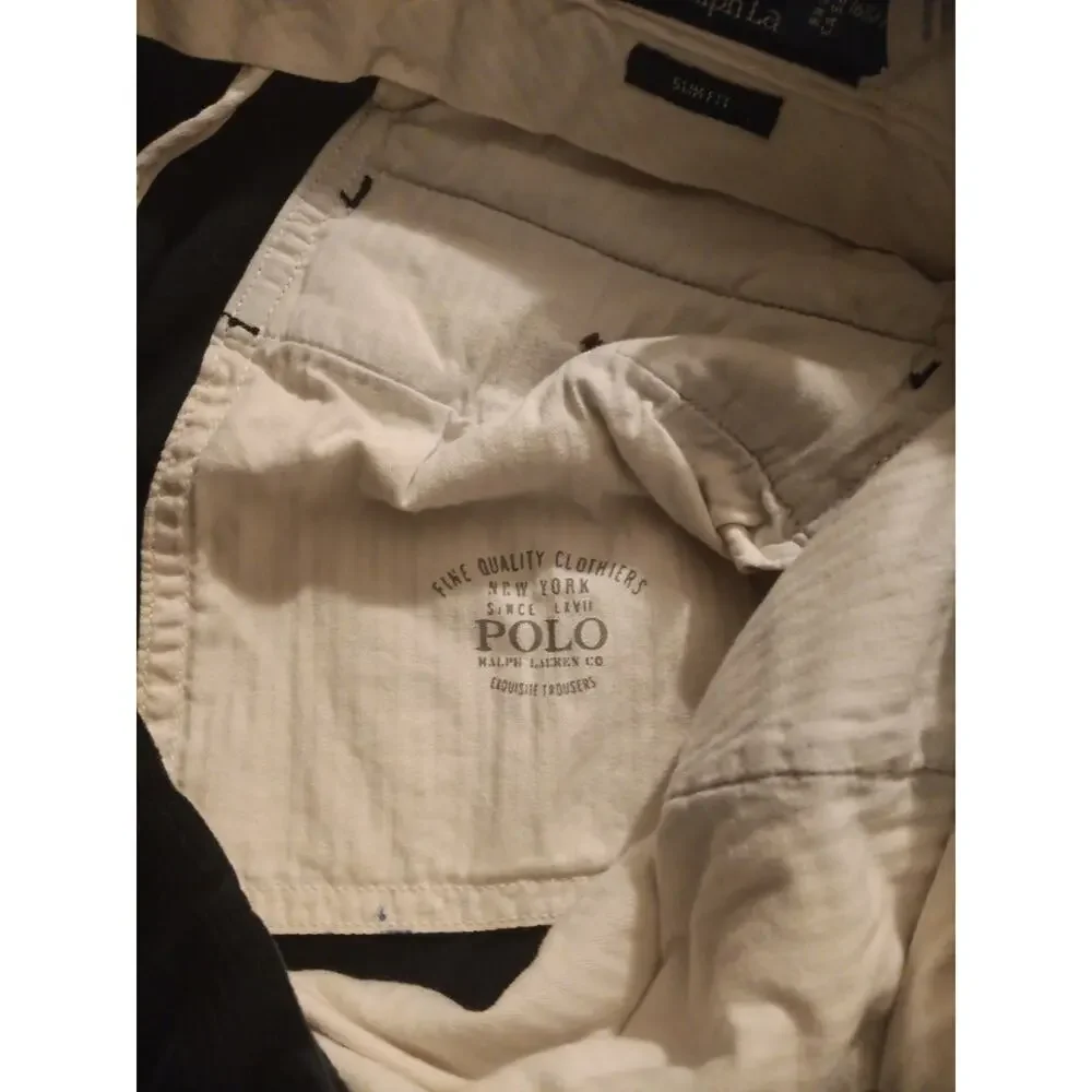 Polo Ralph Lauren Corduroy Slim Fit Pants Mens 29W x 30L Blue